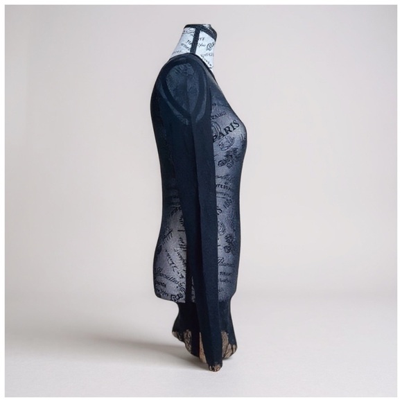 Only Hearts Women’s Long Sleeve Dress with Crew Neck. Black. M/L - Picture 5 of 12